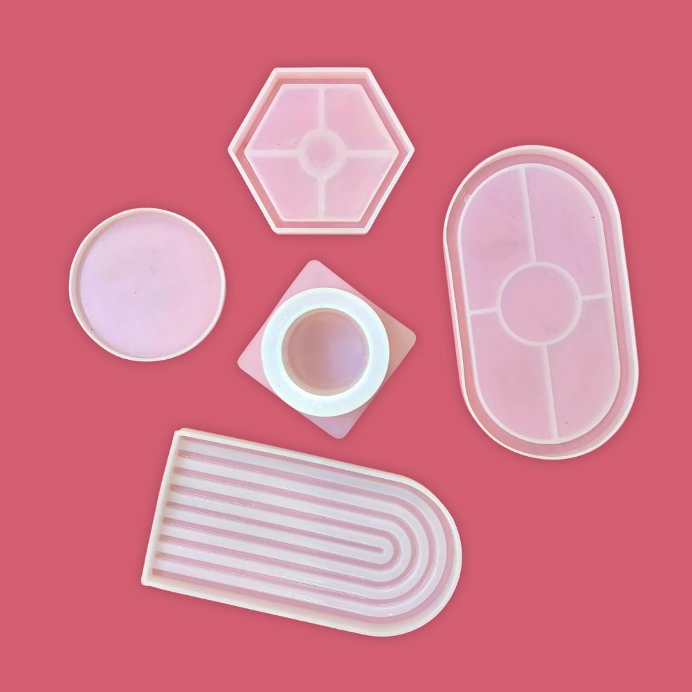 Silicone Moulds - Pack of 5