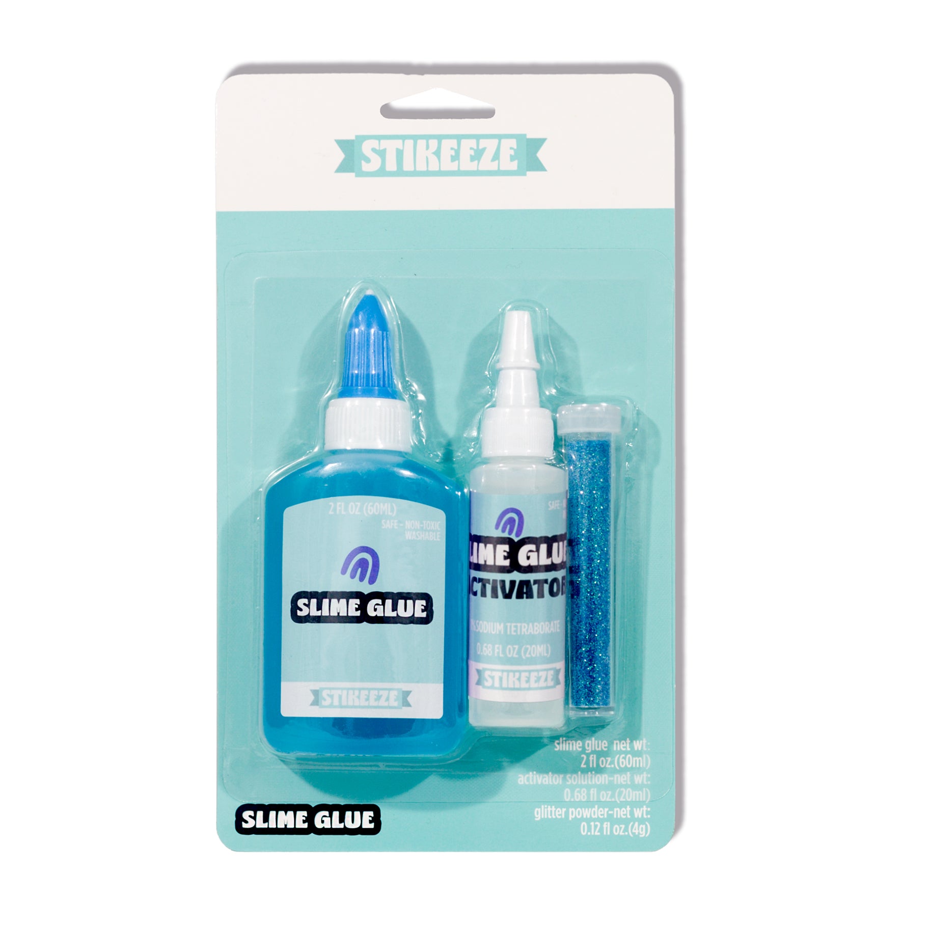 Stikeeze Make-it-Slime | Glitter Blue