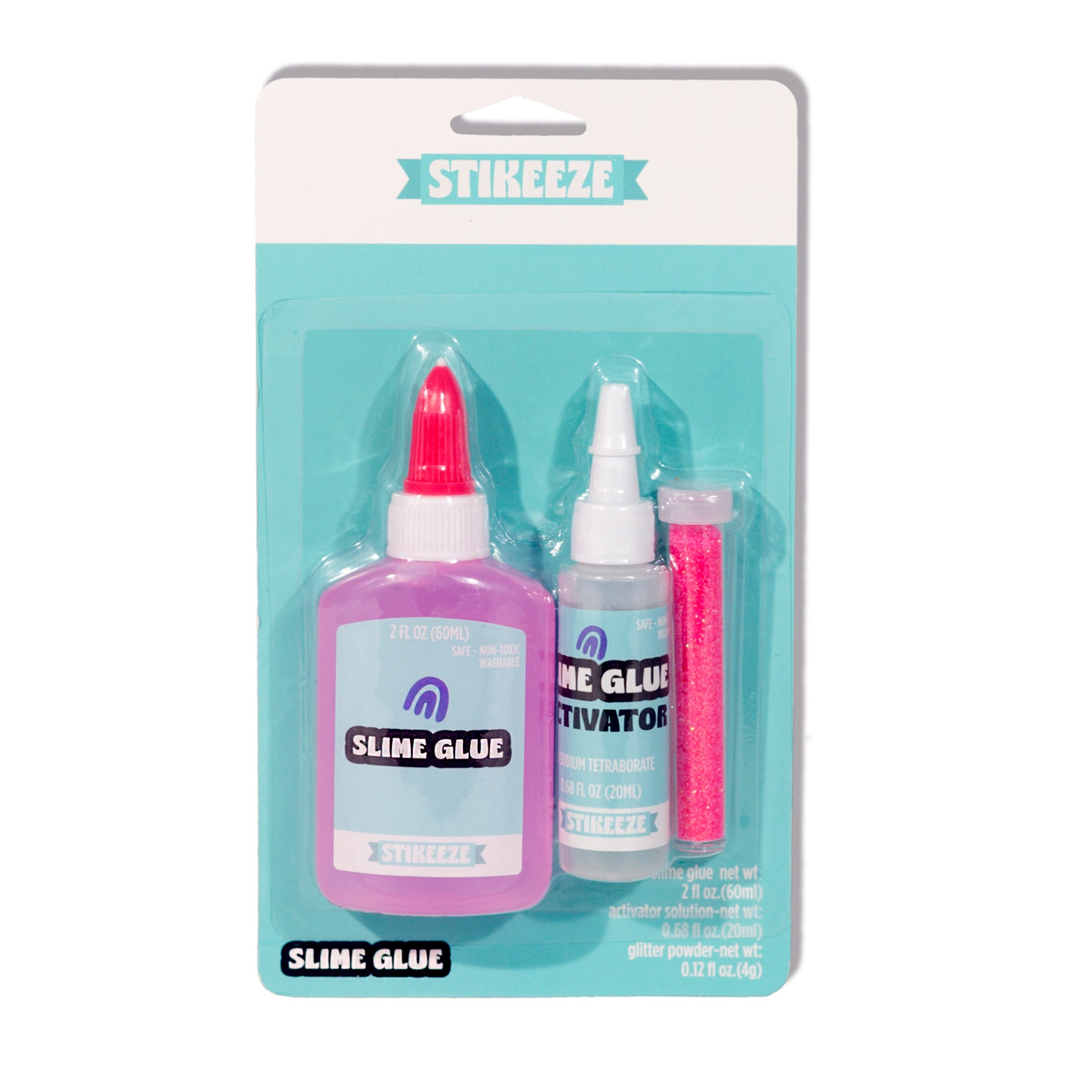 Stikeeze Make-it-Slime | Glitter Pink