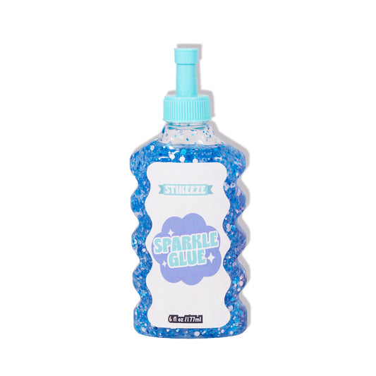 Stikeeze Sparkle Confetti Glue | Electric Blue | 177ml