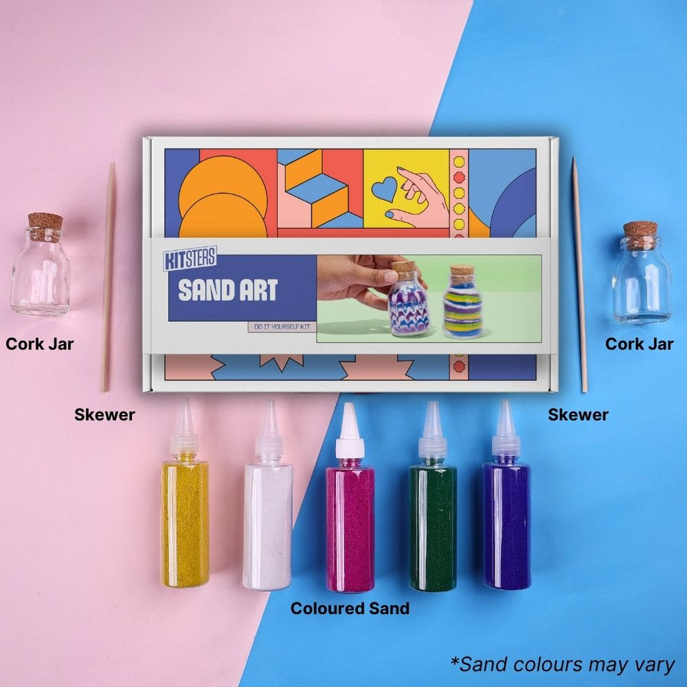 DIY Sand Art Kit | DIY Arts & Crafts Kit | Kitsters
