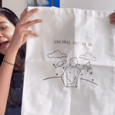 DIY Tote Bag Painting Kit -Levitating