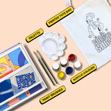 DIY Tote Bag Painting Kit - Born To Shine