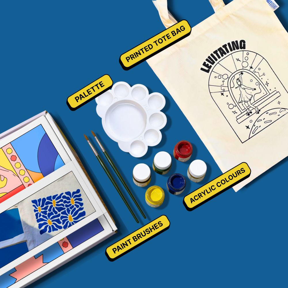 DIY Tote Bag Painting Kit -Levitating
