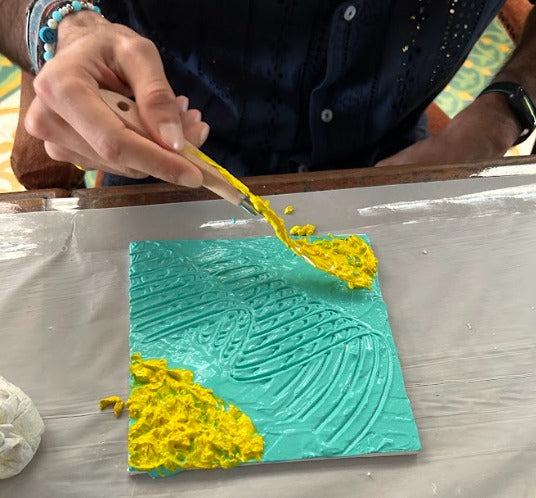 DIY Texture Painting Kit — made by a Kitsters maker