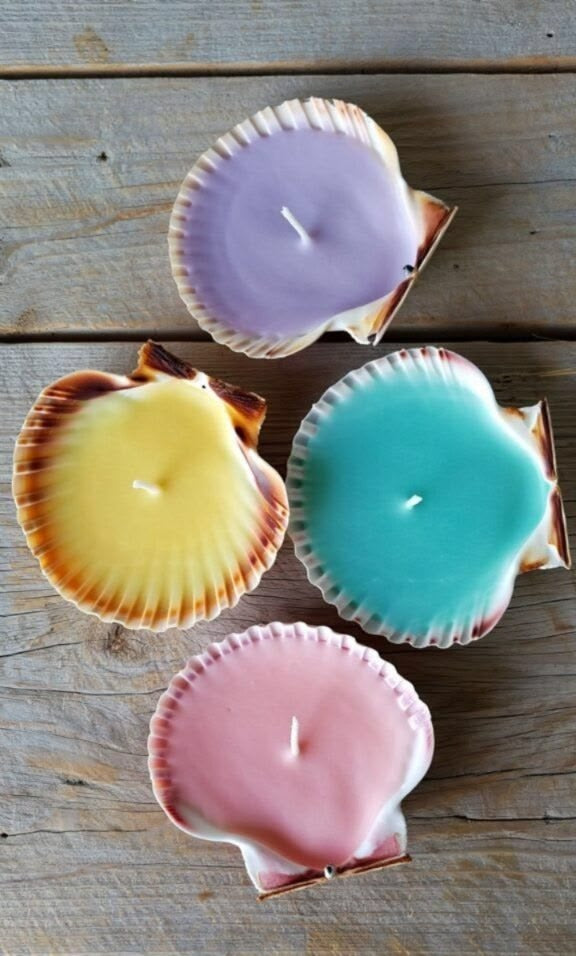 DIY Shell Candle Kit — made by a Kitsters maker