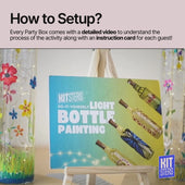 Party Box: Light Bottle Painting