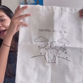 DIY Tote Bag Painting Kit - You Belong With Me