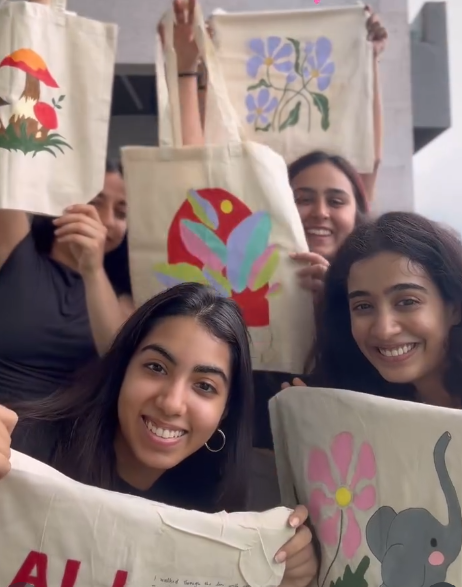 DIY Tote Bag Painting Kit -  Good Looks — made by a Kitsters maker